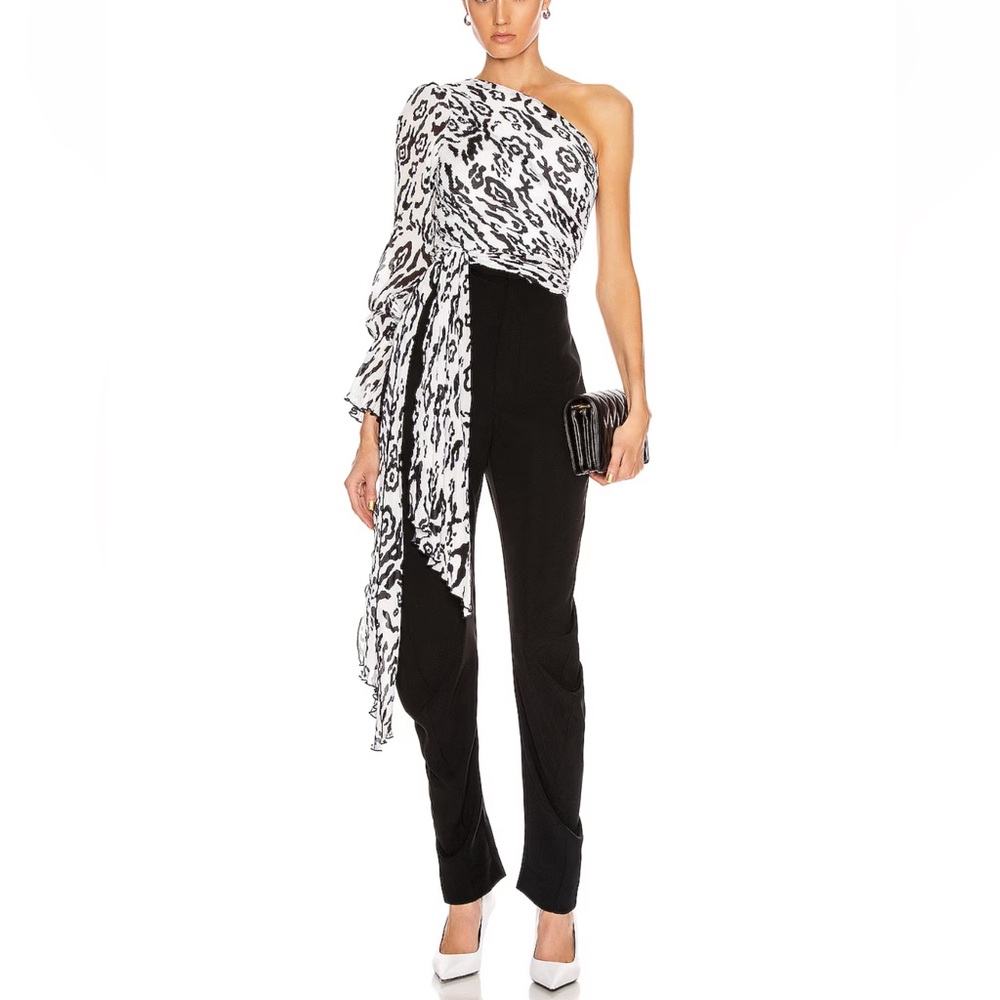 Self-Portrait One Shoulder Top